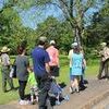Visitors enjoy a nature hike to the Eagle’s nest