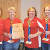 Bowling on the championship team were Mary Frizzell of England, Patsy Padgett of DeWitt, Katrina Anderson and Amy Maloy of Stuttgart and (not pictured) Beverly Burks of England.