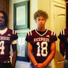 #4 Deontae “Sparky” Clark, #18 Julius Gaither and #7 Jack Hosman, SHS Players of the Week