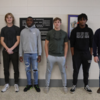 The Dragon football players chosen for 4A-8 All-Conference 2nd Team (Honorable Mention) are (left-right) Evan Watkins, Hayden McCarley, Travis London, Landon Simpson, Jamal Turner, and Warren Pollard. 